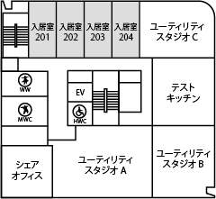 入居者スペース2階