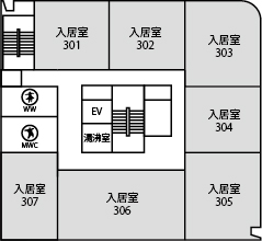 入居者スペース3階