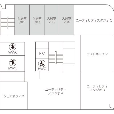入居者スペース2階