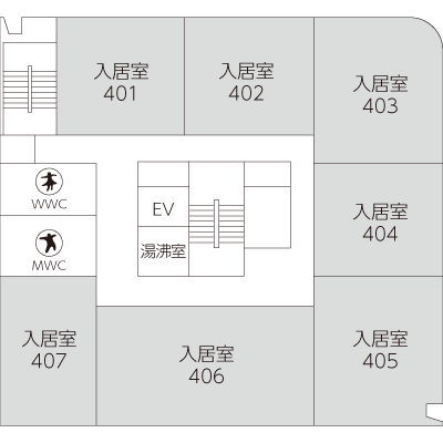 入居者スペース4階