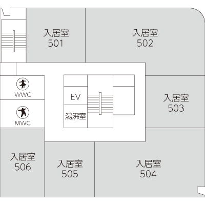 入居者スペース5階